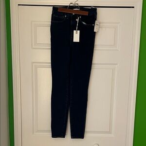 Good American Dark Blue Skinny Jeans with Stretch size 6-12